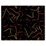 Lines Abstract Print Double Sided Flano Blanket (Medium)  60 x50  Blanket Front
