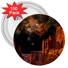 Geology Sand Stone Canyon 3  Buttons (100 Pack)  by Simbadda