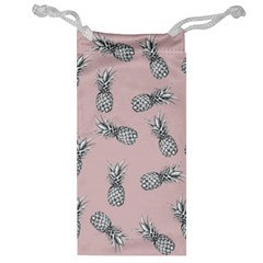 Pineapple Pattern Jewelry Bag by Valentinaart