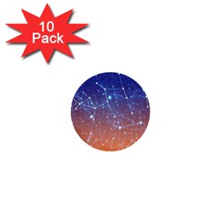 Abstract Pattern Color Design 1  Mini Buttons (10 Pack)  by Celenk