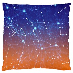 Abstract Pattern Color Design Standard Flano Cushion Case (one Side) by Celenk