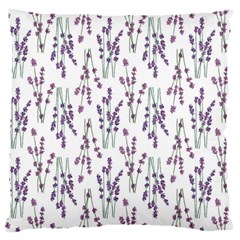Flower Pattern Pattern Design Large Flano Cushion Case (one Side) by Celenk