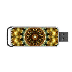 Pattern Abstract Background Art Portable Usb Flash (one Side) by Celenk