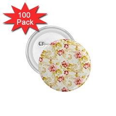 Background Pattern Flower Spring 1 75  Buttons (100 Pack)  by Celenk