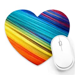 Rainbow Heart Mousepads by NSGLOBALDESIGNS2