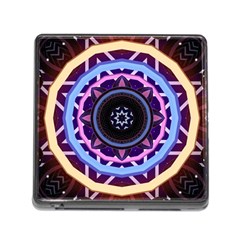 Mandala Art Design Pattern Memory Card Reader (square 5 Slot) by Simbadda