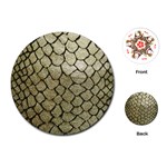 Snake print Playing Cards (Round) Front