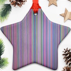 Broken Tv Screen Star Ornament (two Sides) by dressshop
