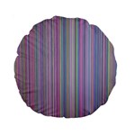 Broken Tv Screen Standard 15  Premium Round Cushions Front