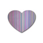 Broken Tv Screen Heart Coaster (4 pack)  Front