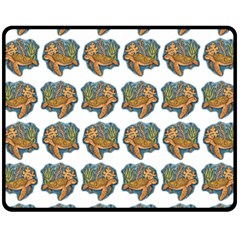 Tommyturt Fleece Blanket (medium)  by ArtByAng