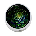 Nature Desktop Flora Color Pattern 4-Port USB Hub (One Side) Front