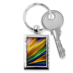 Graffiti Painting Pattern Abstract Key Chains (rectangle)  by Nexatart