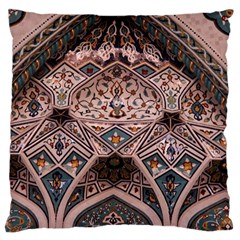 Pattern Decoration Art Architecture Large Cushion Case (one Side) by Nexatart