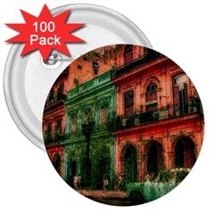 Havana Cuba Architecture Capital 3  Buttons (100 Pack)  by Nexatart