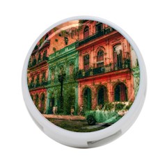 Havana Cuba Architecture Capital 4-port Usb Hub (one Side) by Nexatart