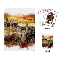 Architecture Castle Fairy Castle Playing Cards Single Design by Nexatart