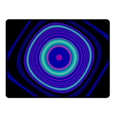 Digital Art Background Pink Blue Fleece Blanket (small) by Sapixe