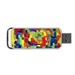Abstract Art Structure Portable USB Flash (Two Sides) Back