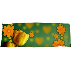 Background Design Texture Tulips Body Pillow Case Dakimakura (two Sides) by Sapixe
