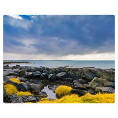 Iceland Nature Mountains Landscape Double Sided Flano Blanket (medium)  by Sapixe