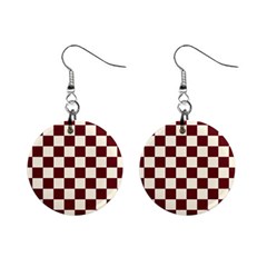 Pattern Background Texture Mini Button Earrings by Sapixe