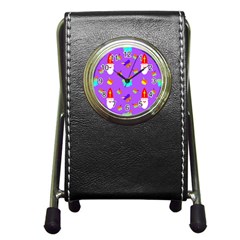 Saint Nicholas Saint Nicholas Pen Holder Desk Clock by Sapixe