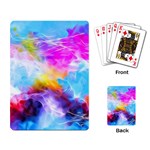 Background Drips Fluid Colorful Playing Cards Single Design Back