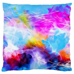Background Drips Fluid Colorful Standard Flano Cushion Case (one Side) by Sapixe