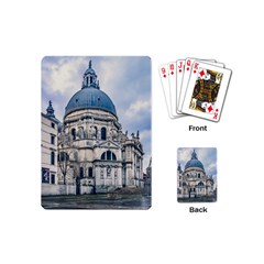 Santa Maria Della Salute Church, Venice, Italy Playing Cards (mini) by dflcprintsclothing