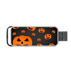 Halloween Pumpkin Autumn Fall Portable Usb Flash (two Sides) by Sapixe