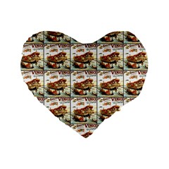 Venice Standard 16  Premium Heart Shape Cushions by ArtworkByPatrick