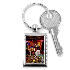 Painted House Key Chains (rectangle)  by MRTACPANS
