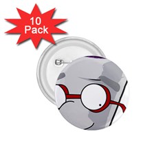 Purple Cup Nerd 1 75  Buttons (10 Pack) by grimelab