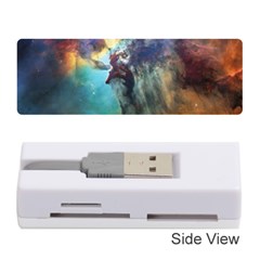 Lagoon Nebula Interstellar Cloud Pastel Pink, Turquoise And Yellow Stars Memory Card Reader (stick) by genx