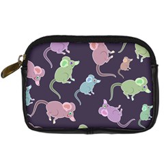 Animals Mouse Cartoon Pet Digital Camera Leather Case by Wegoenart