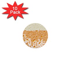 Beer Head Foam Cool 1  Mini Buttons (10 Pack)  by Wegoenart