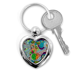 Supersonic Mystic Key Chains (heart)  by chellerayartisans