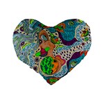 Supersonic Mystic Standard 16  Premium Flano Heart Shape Cushions Back