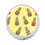 Pineapples Fruit Pattern Texture 4-Port USB Hub (One Side) Front