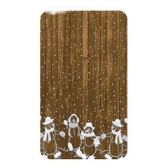 Christmas Snowmen Rustic Snow Memory Card Reader (rectangular) by Wegoenart