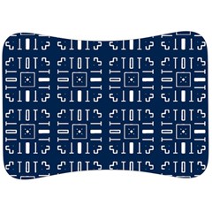 Pattern Background Abstract Design Velour Seat Head Rest Cushion by Wegoenart