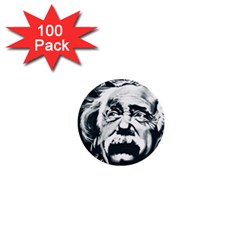 Albert Einstein Street Art 1  Mini Buttons (100 Pack)  by Wegoenart