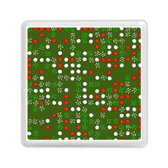 1960 s Christmas Background Memory Card Reader (square) by Wegoenart