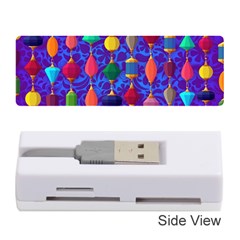 Colorful Background Stones Jewels Memory Card Reader (stick) by Wegoenart