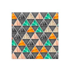 Abstract Geometric Triangle Shape Satin Bandana Scarf by Wegoenart