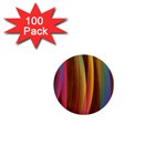 Abstract Background Colorful 1  Mini Buttons (100 pack)  Front