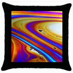 Abstract Architecture Background Throw Pillow Case (Black) Front