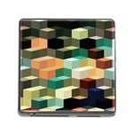 Art Design Color Pattern Creative Memory Card Reader (Square 5 Slot) Front