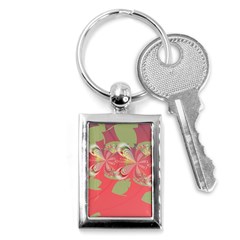 Fractal Gradient Colorful Infinity Key Chains (rectangle)  by Wegoenart